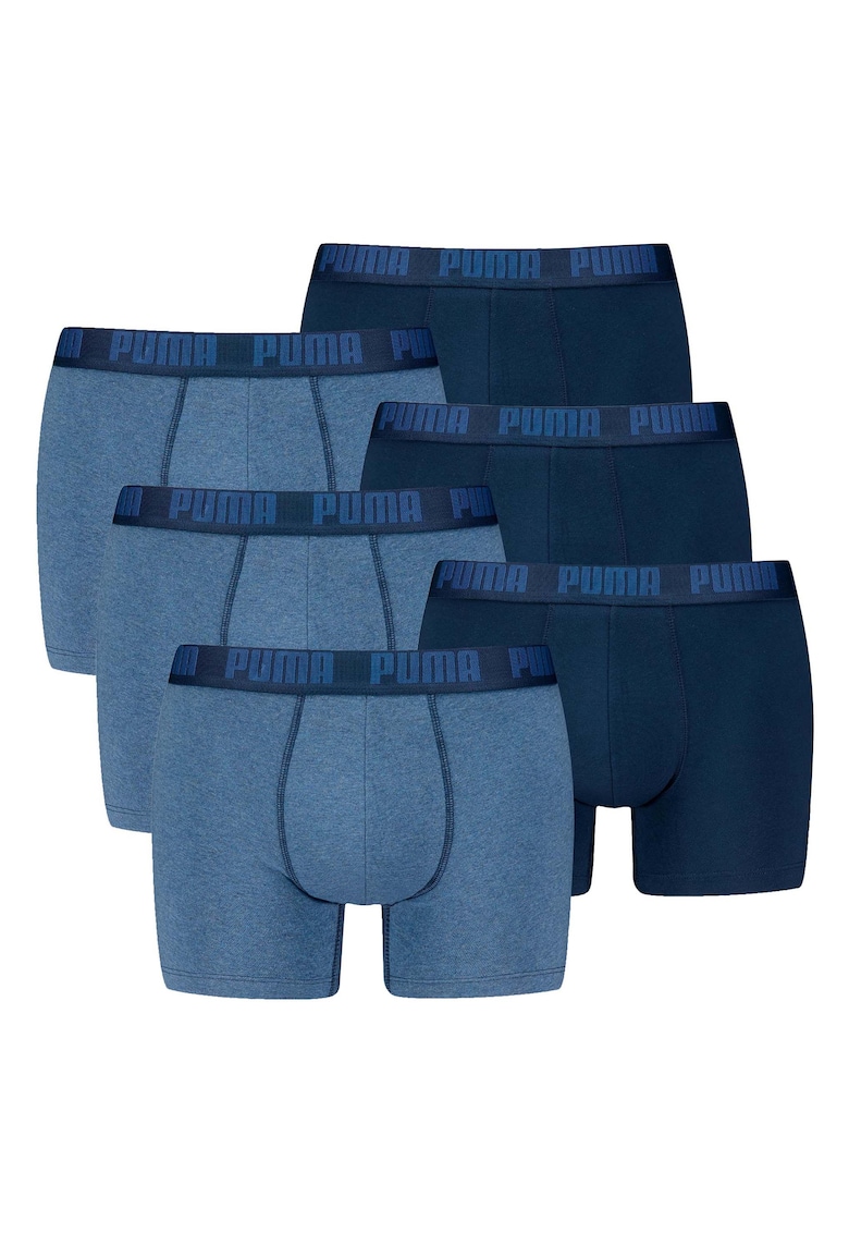 Puma Боксерки с лого на талията - 6 чифта - Си… - Сравни цени - цена