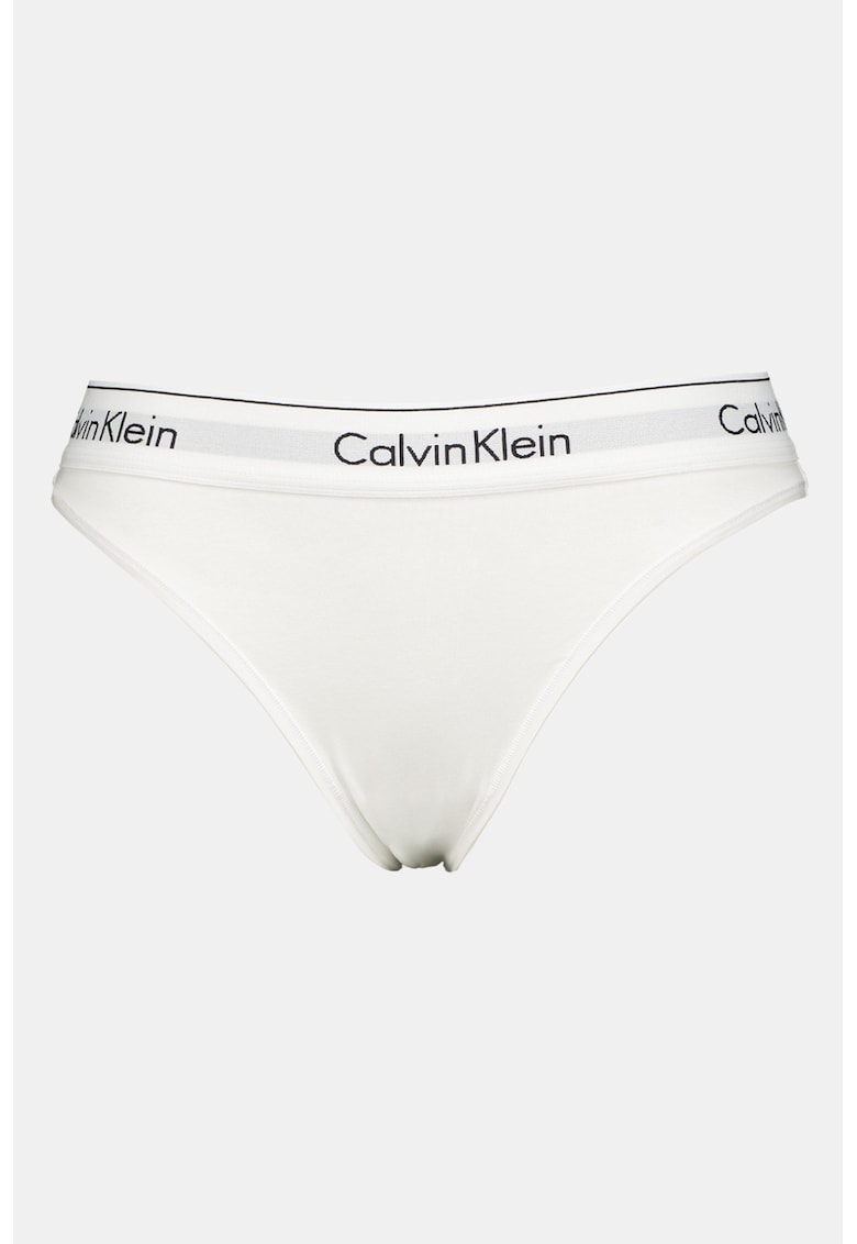 Chiloti din amestec de bumbac cu banda logo in talie