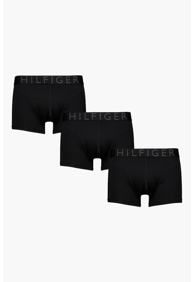 Set de boxeri cu banda logo in talie - 3 piese