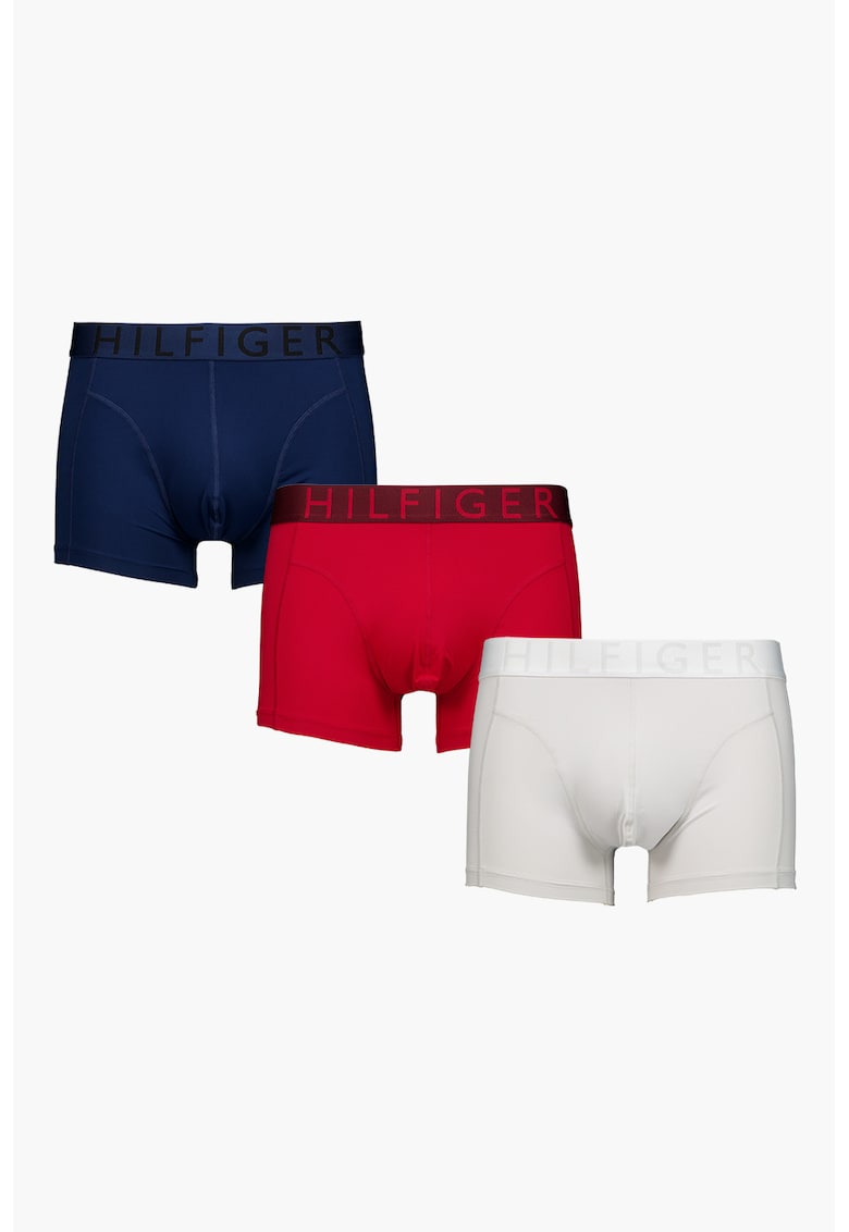 Set de boxeri cu banda logo in talie - 3 piese