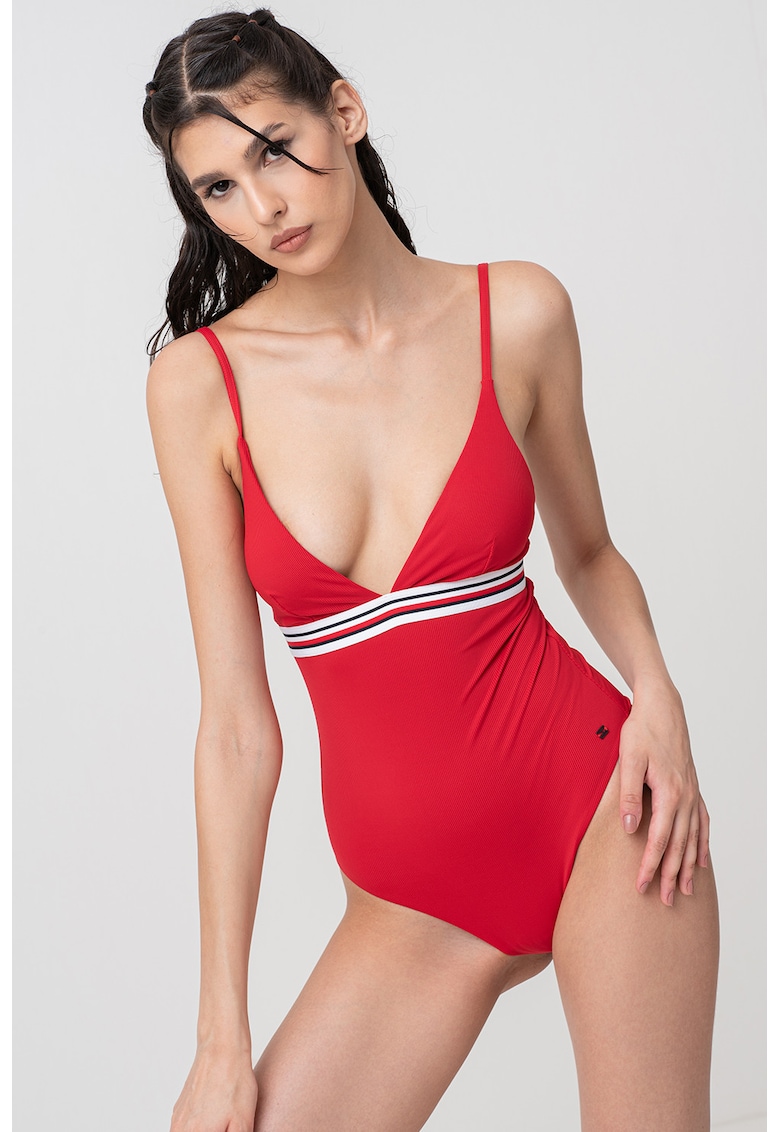 Costum de baie întreg cu decolteu in V