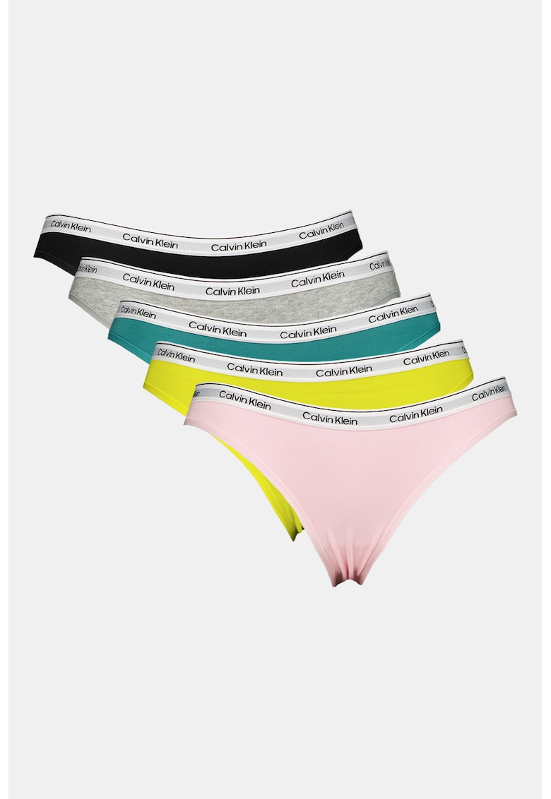 Set de chiloti cu logo - 5 perechi