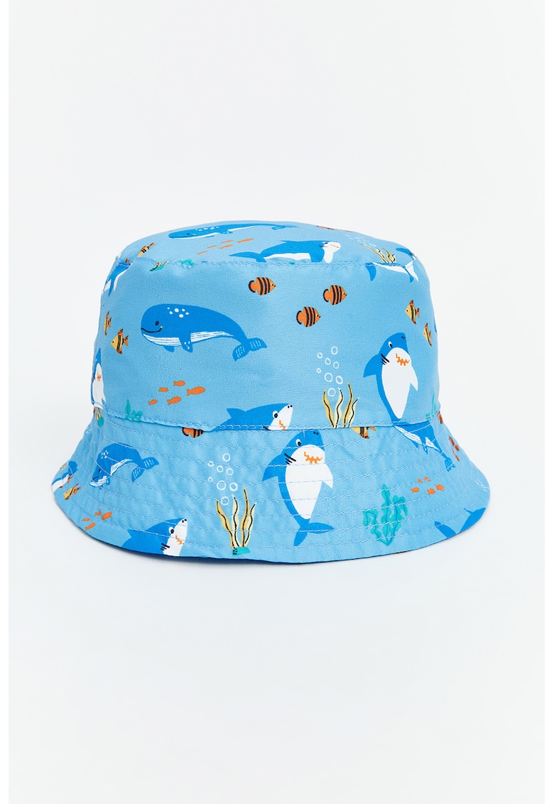 Palarie bucket cu model grafic Palarie bucket cu model grafic