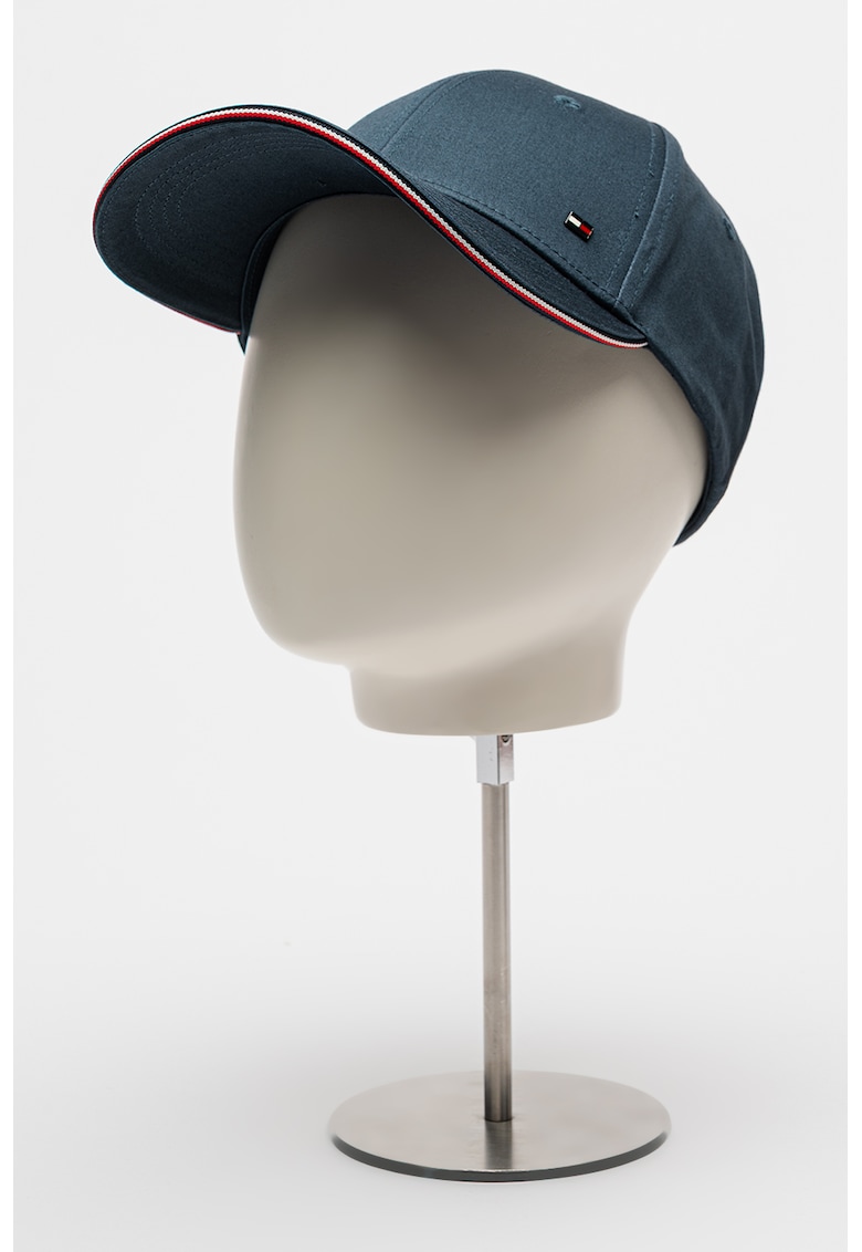 Sapca baseball din bumbac organic cu detaliu cu logo discret