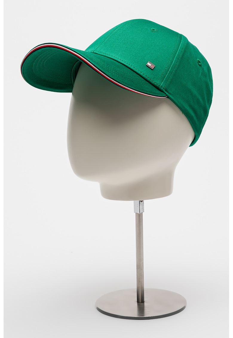 Sapca baseball din bumbac organic cu detaliu cu logo discret