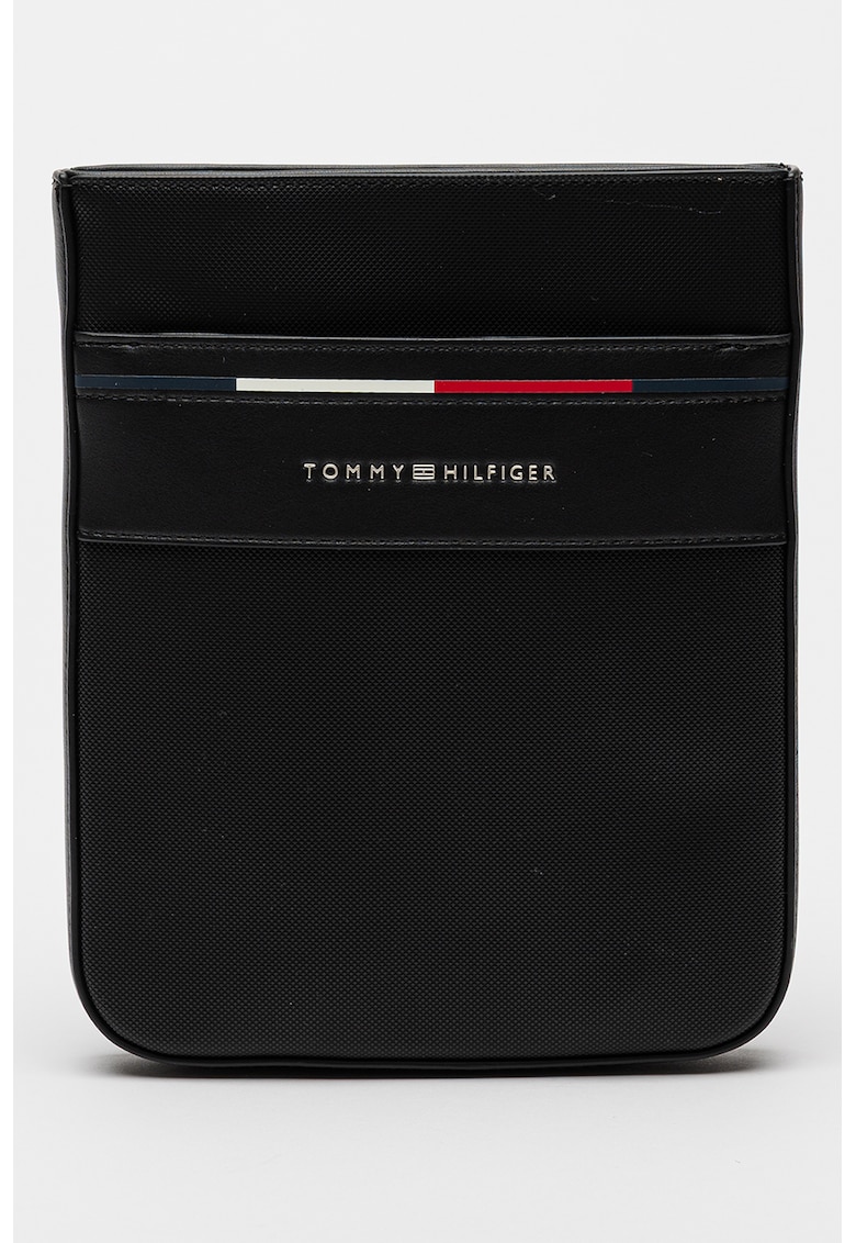 Geanta crossbody din piele ecologica cu logo Geanta crossbody din piele ecologica cu logo