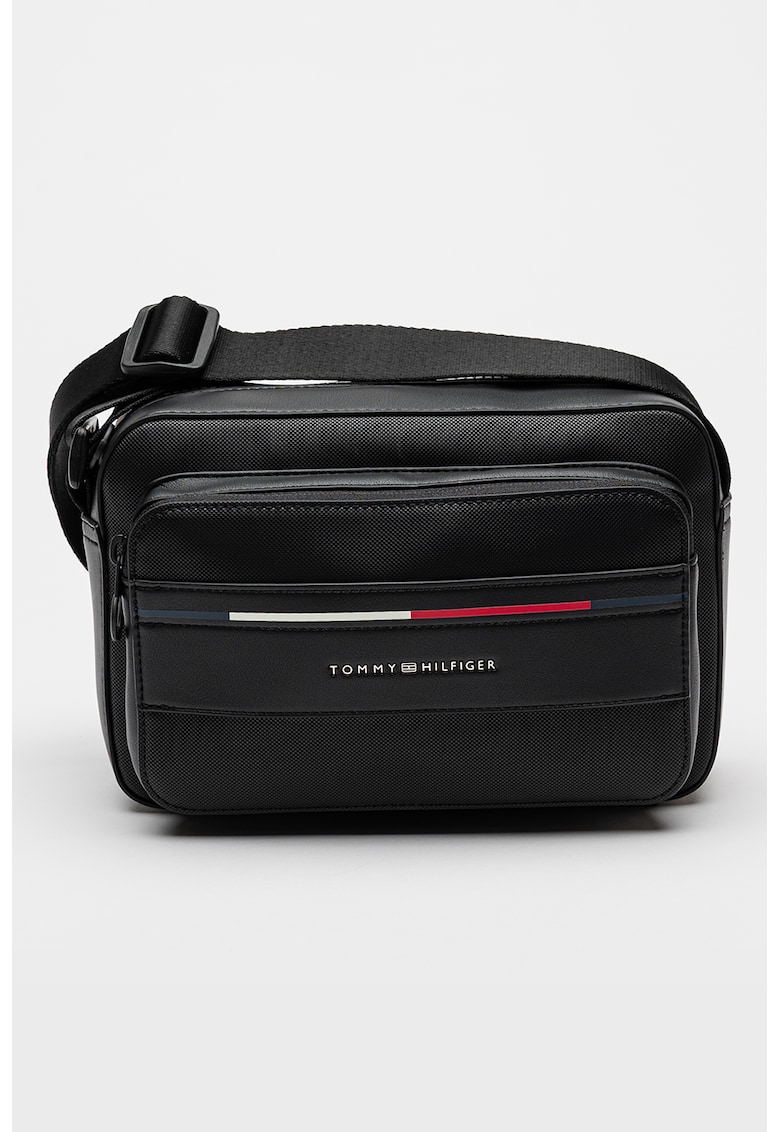 Geanta crossbody din piele ecologica - Negru