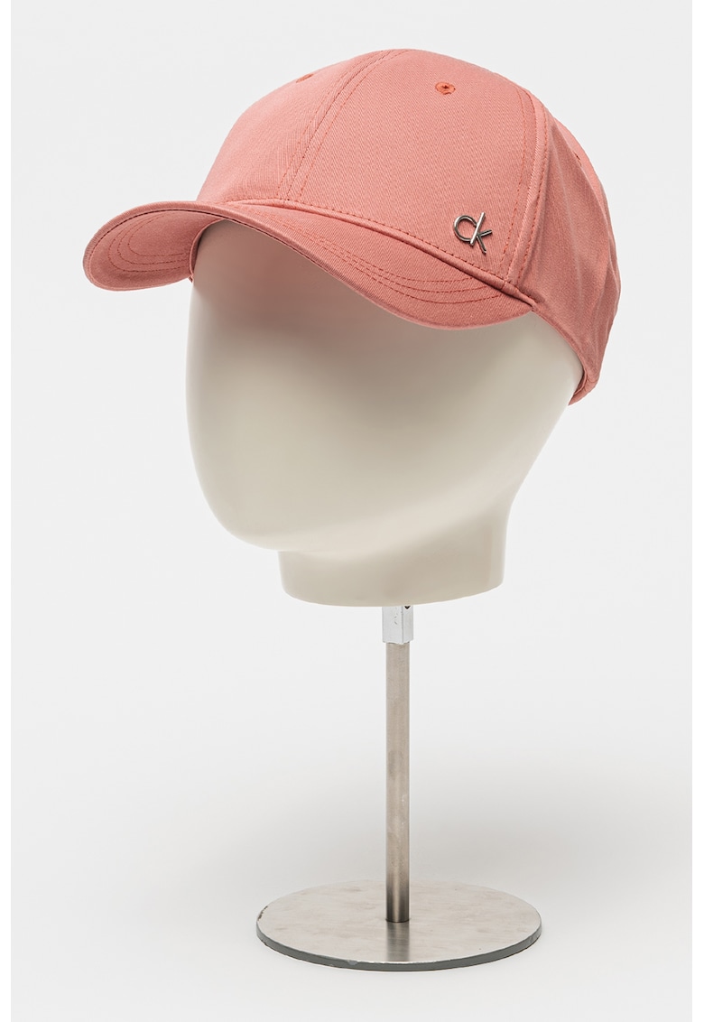 Sapca baseball cu logo metalic - Roz deschis