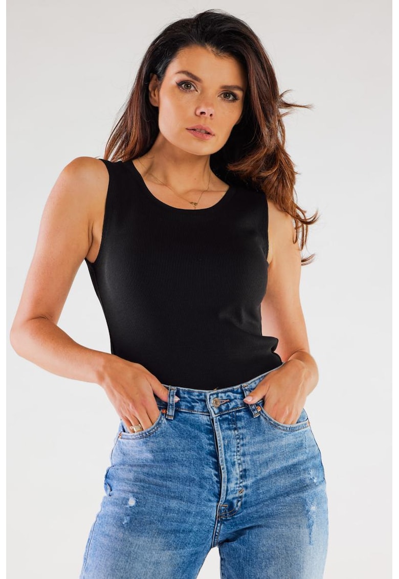 Top cu bretele late Top cu bretele late