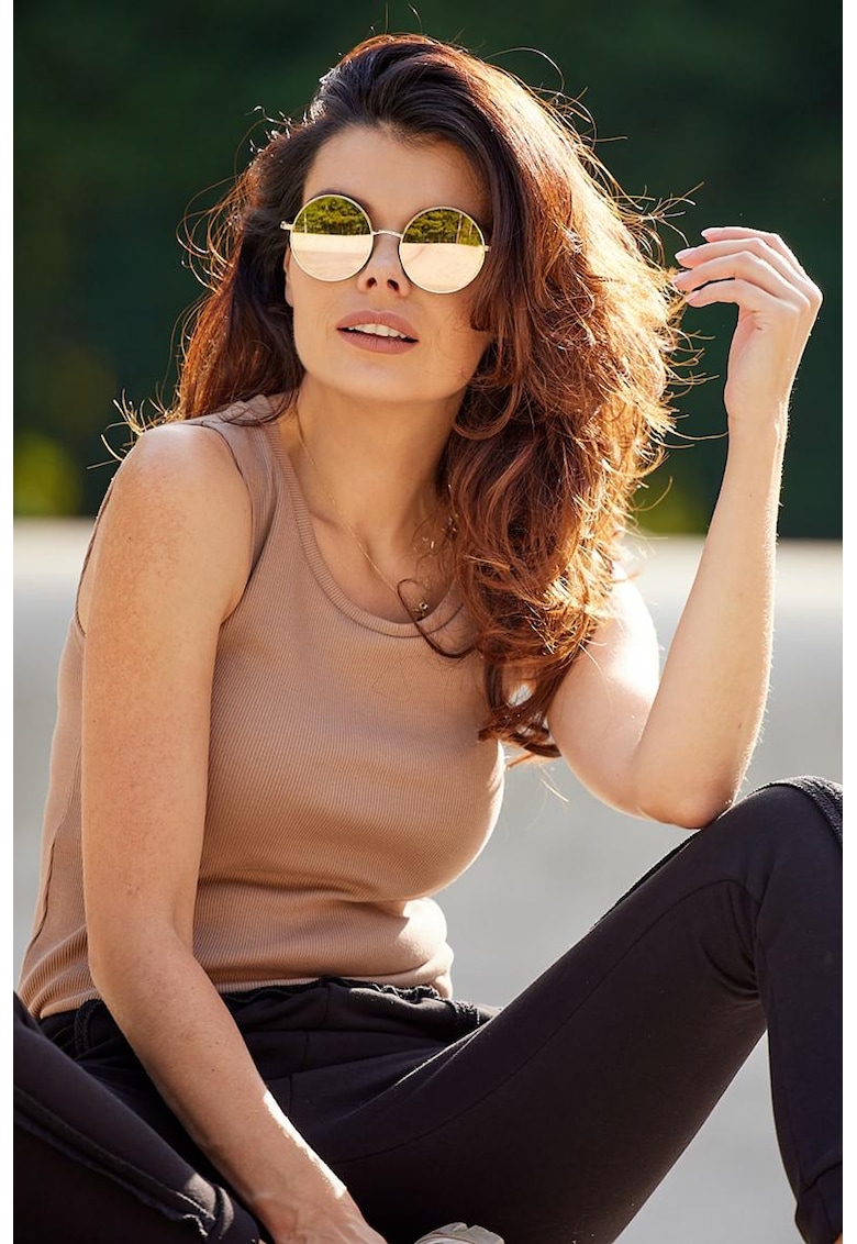 Top cu decolteu rotund Top cu decolteu rotund