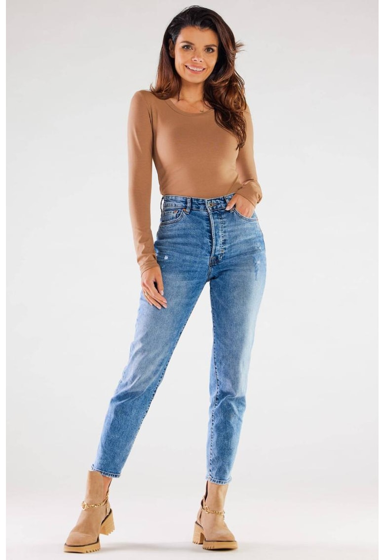 Bluza dama -  Bumbac/Elastan Bej