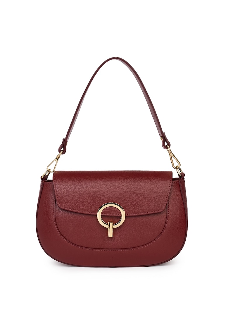 Geanta dama din piele naturala Rosalia gri