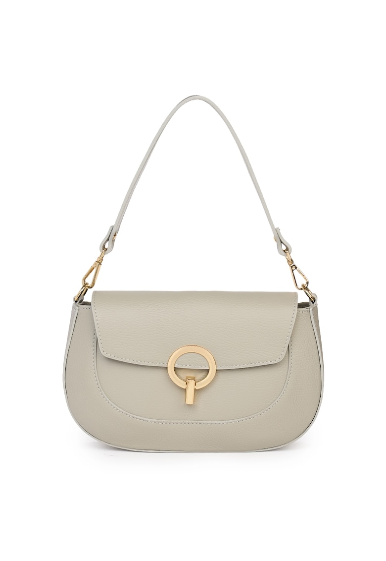 Geanta dama din piele naturala Rosalia gri - Gri