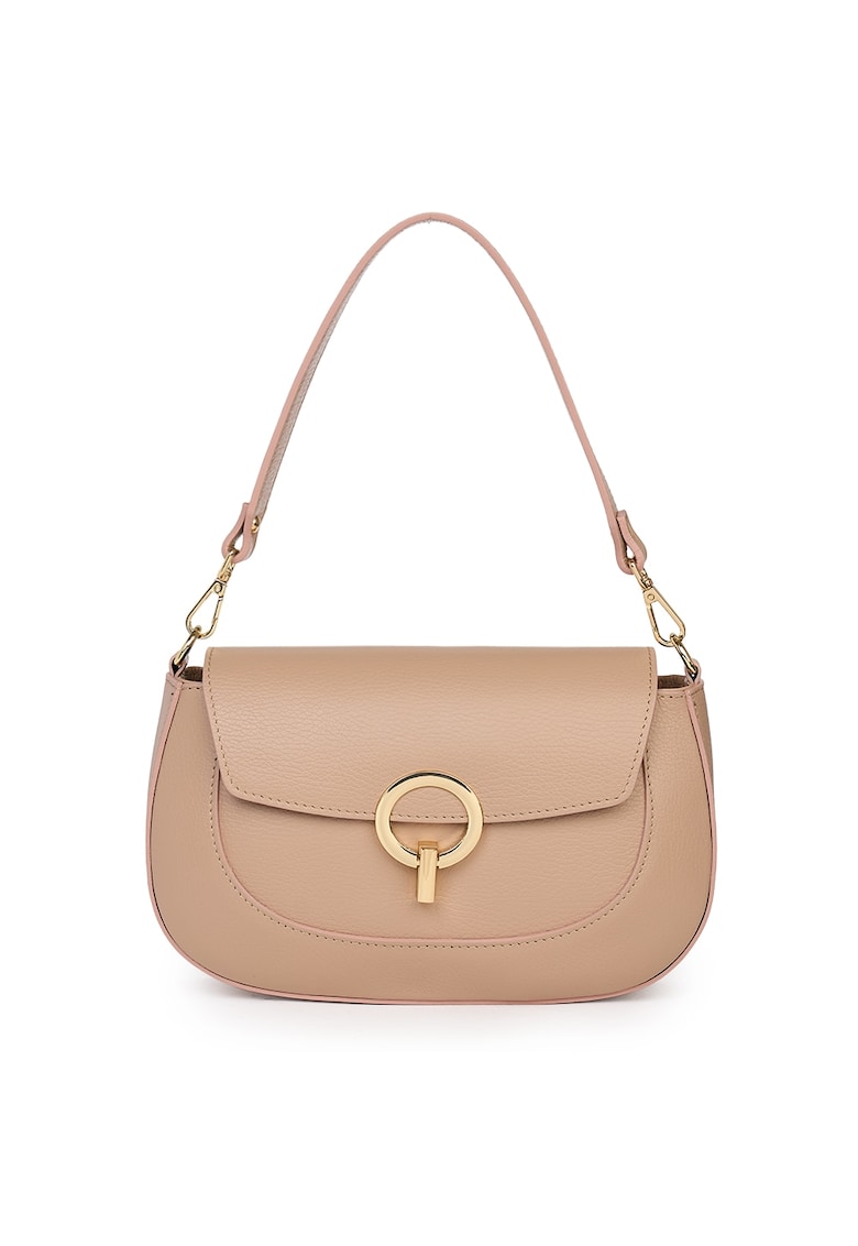 Geanta dama din piele naturala Rosalia gri