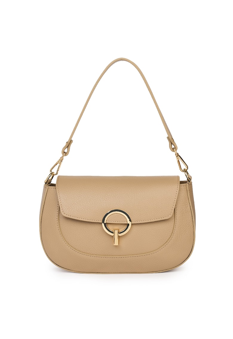 Geanta dama din piele naturala Rosalia gri