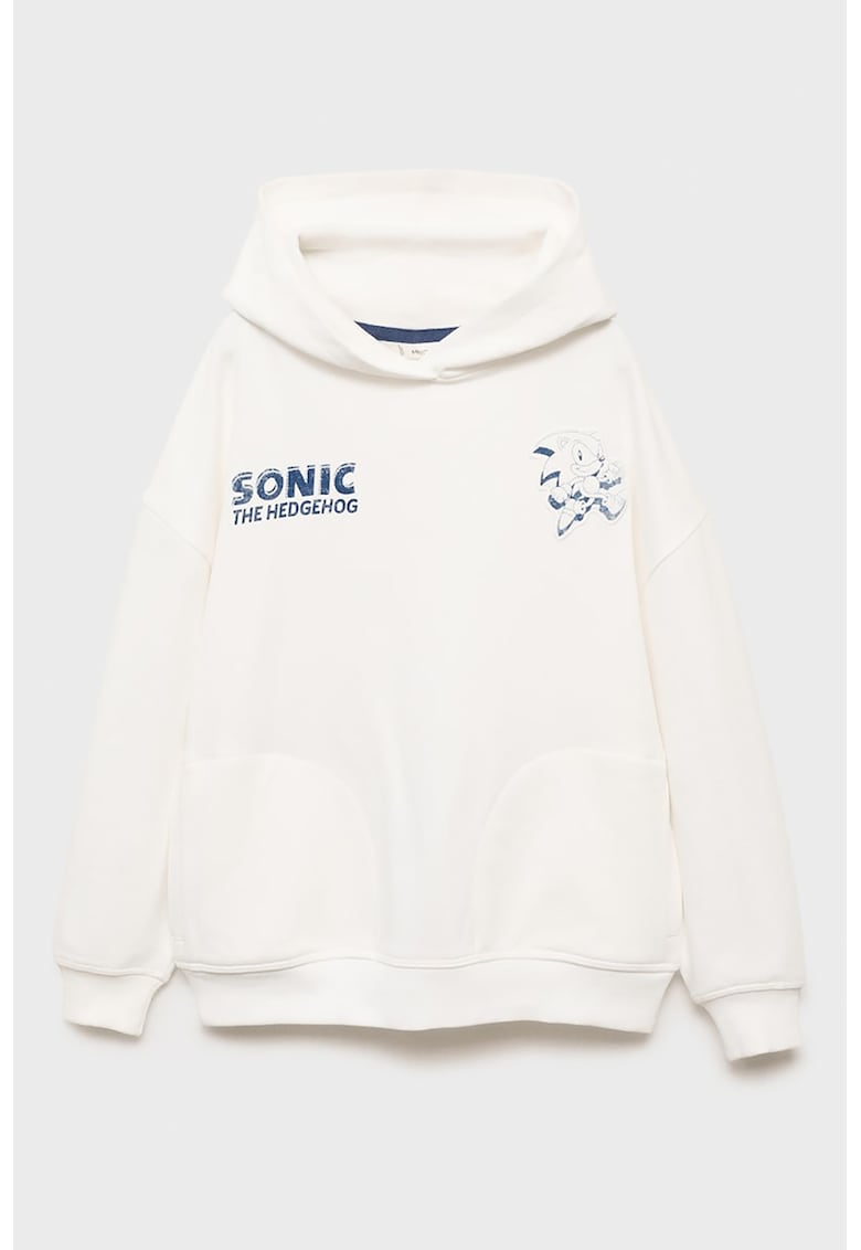 Hanorac din bumbac cu imprimeu desene animate