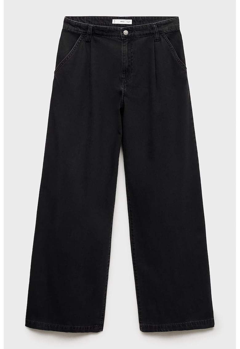 Blugi cu croiala ampla - Negru