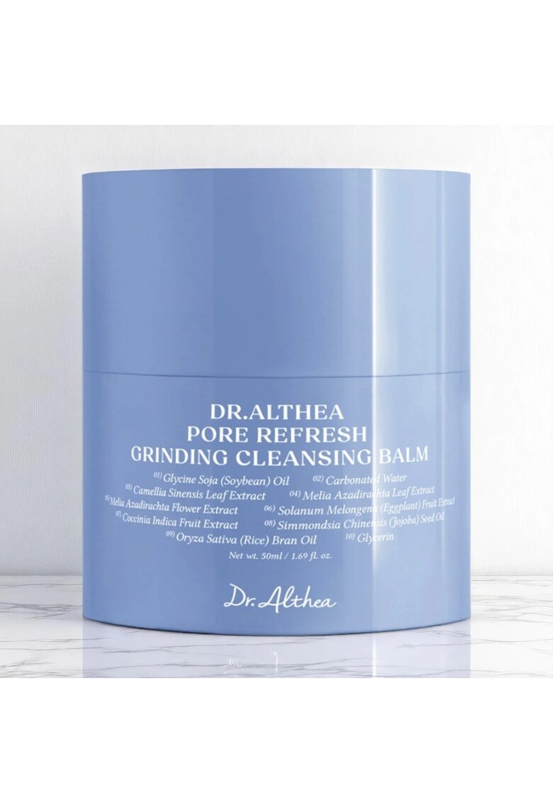 Balsam demachiant Dr. Althea pentru pori curati - 50 ml - extract de orez si ulei de soia - pentru toate tipurile de piele