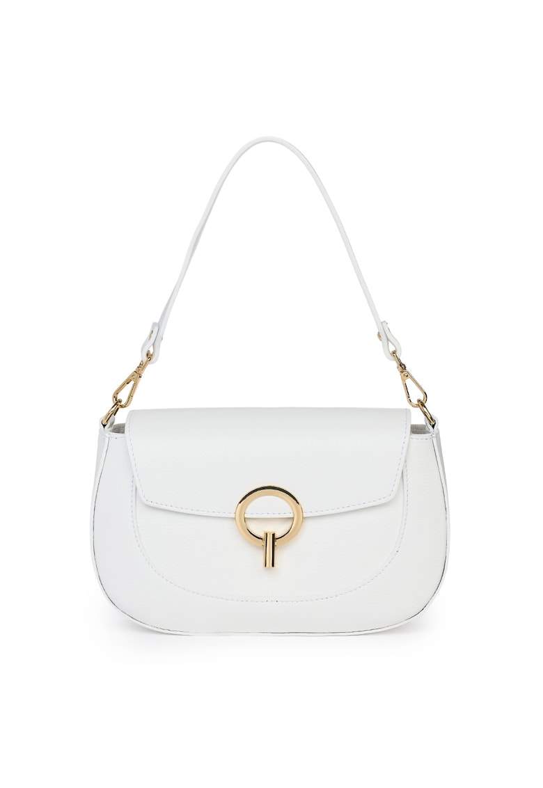 Geanta dama din piele naturala Rosalia gri