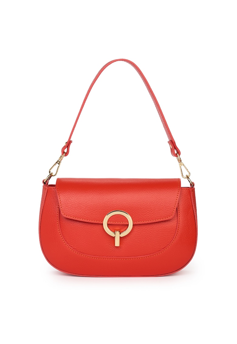 Geanta dama din piele naturala Rosalia gri