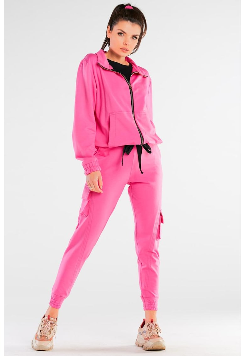 Pantaloni dama -  Roz1