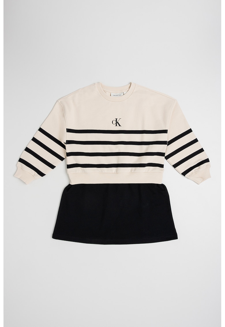 Rochie cu maneci lungi si model 2in1