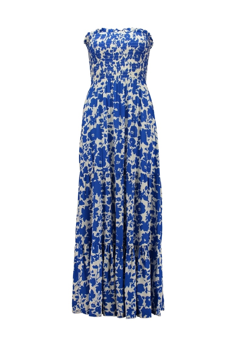 Rochie cu segment cu insertie elastica - fara maneci