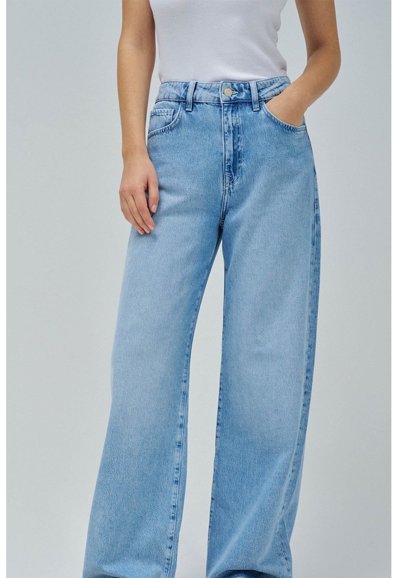 Blugi relaxed fit - Albastru deschis