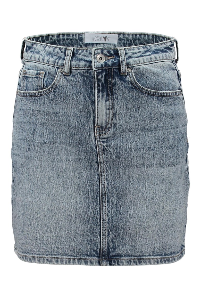 Fusta cambrata din denim