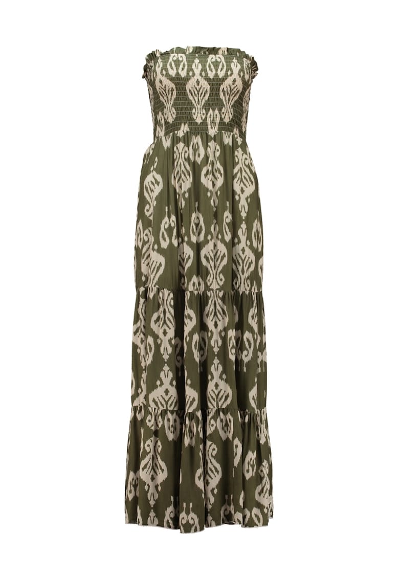 Rochie cu segment cu insertie elastica - fara maneci