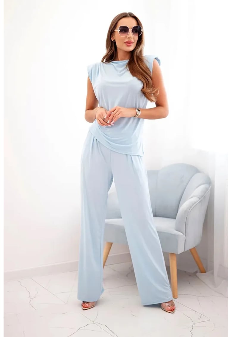 Set de tricou cu maneci foarte scurte si pantaloni -