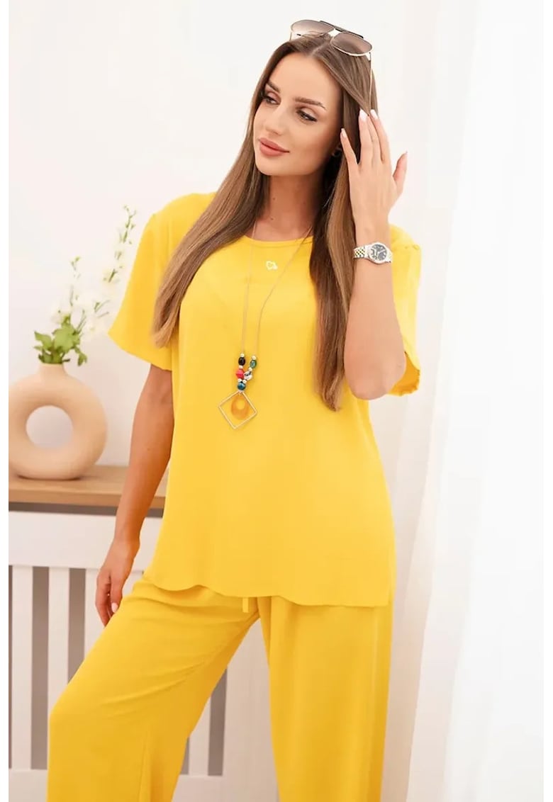 Set de bluza lejera si pantaloni -