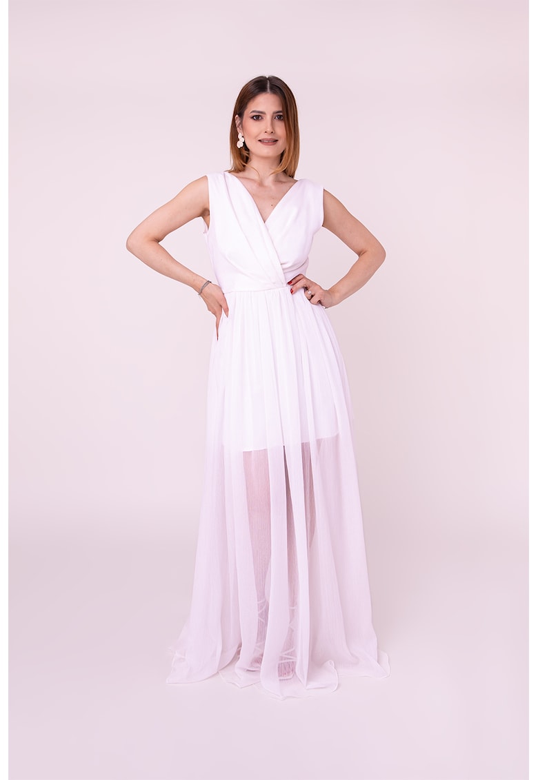 Rochie lunga Pure Essence - Alb