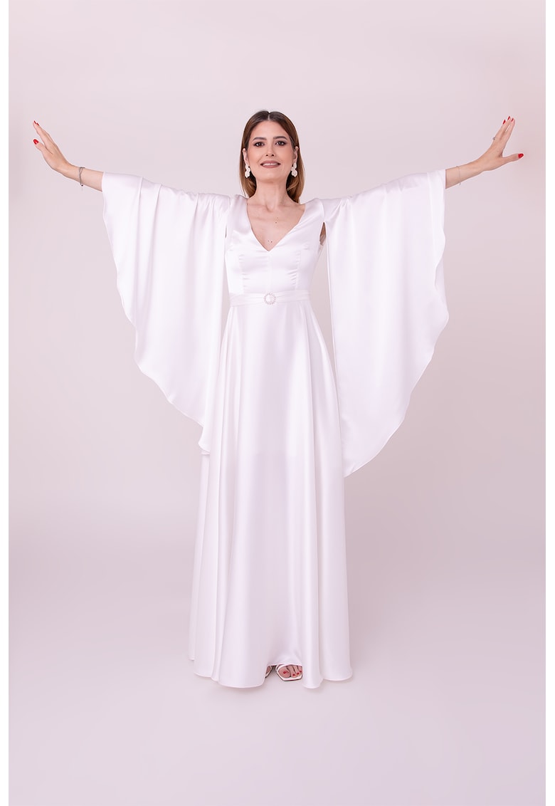 Rochie lunga cu maneci clopot The One