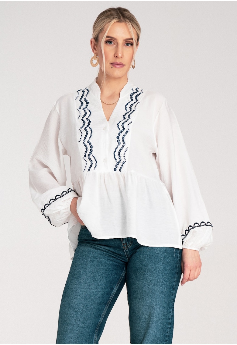 Bluza dama M1192 - Alb -