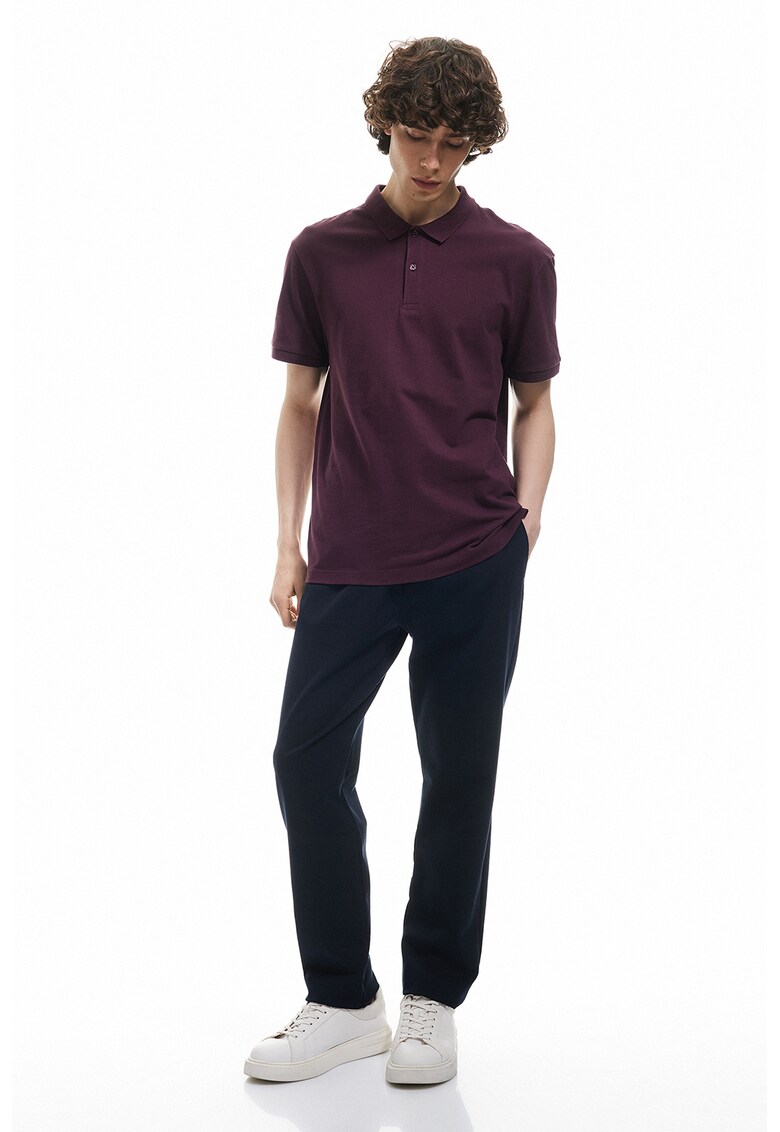 Tricou polo de bumbac