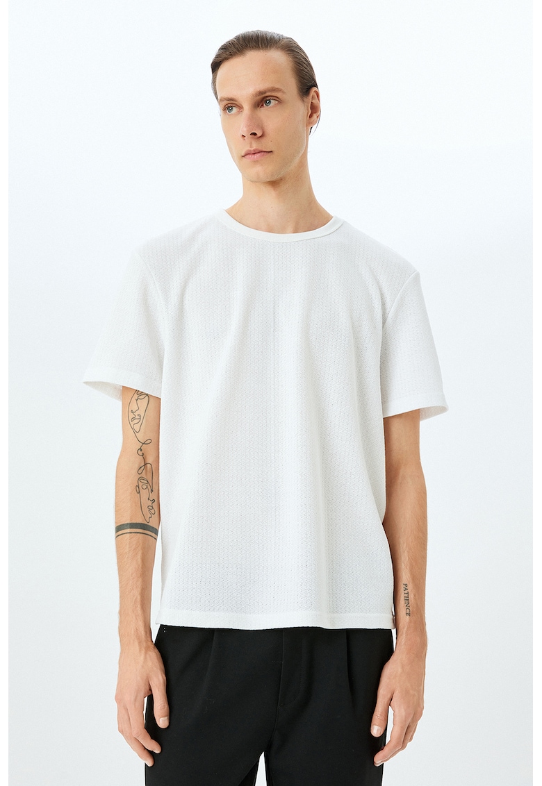 Tricou uni - Alb
