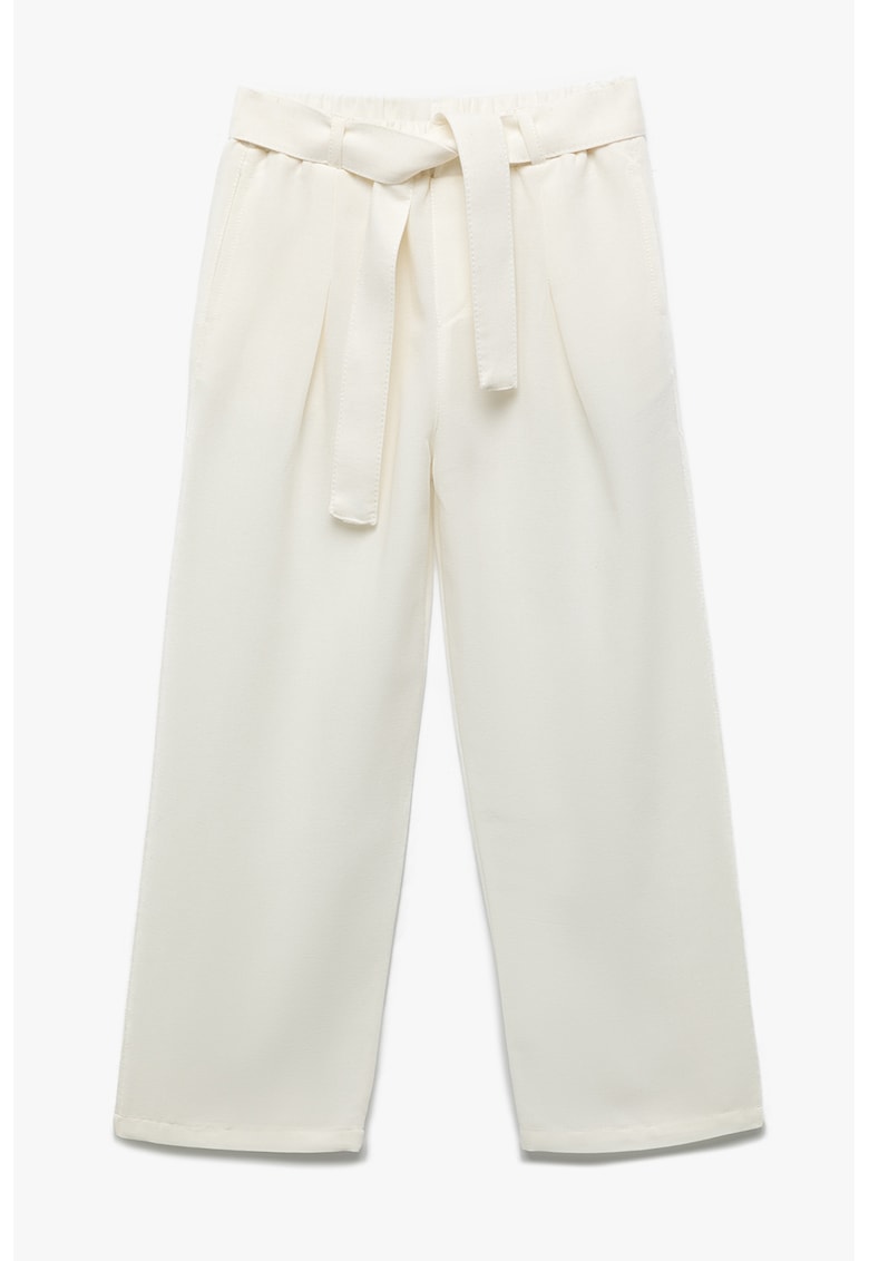 Pantaloni cu croiala ampla si cordon