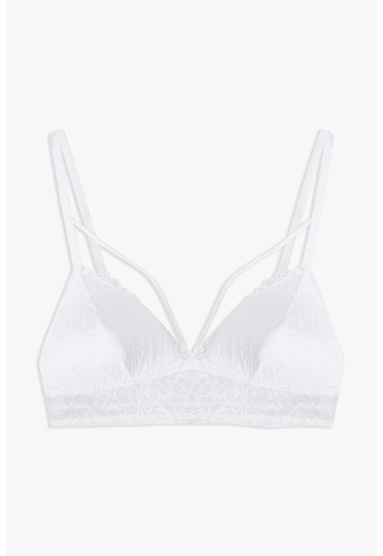 Bustiera cu garnitura din dantela