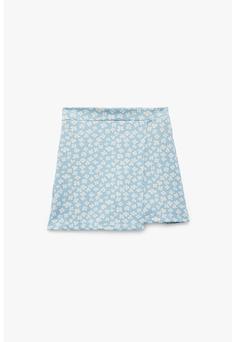 Fusta-pantalon cu model floral