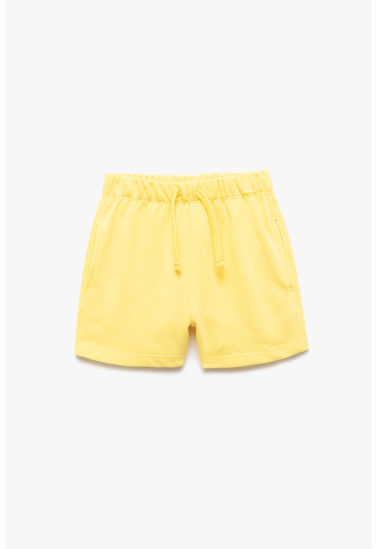 Pantaloni scurti cu snururi - Galben