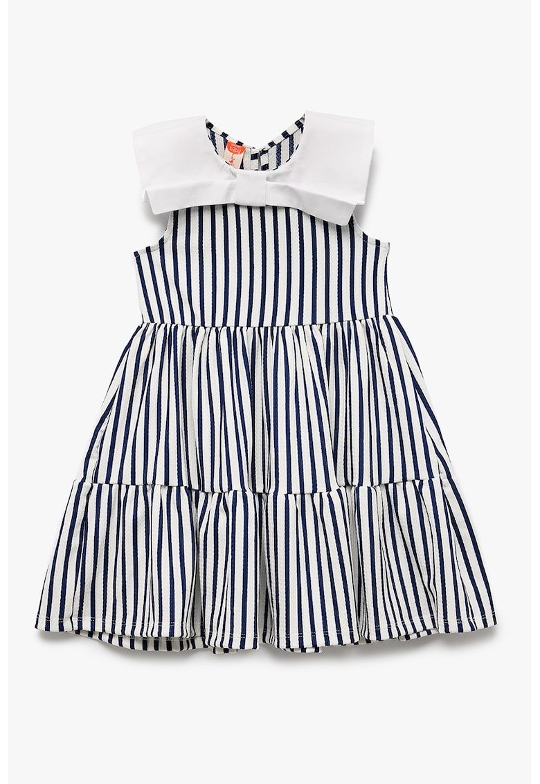 Rochie cu croiala in A si model in dungi