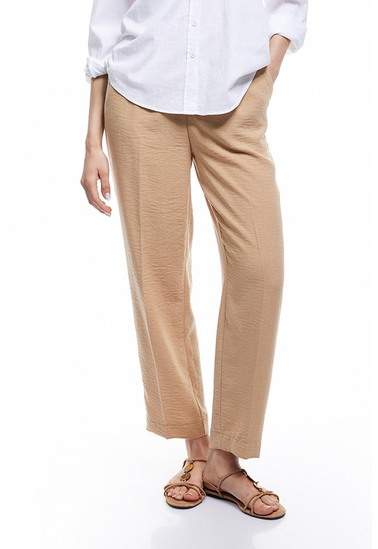 Pantaloni crop conici