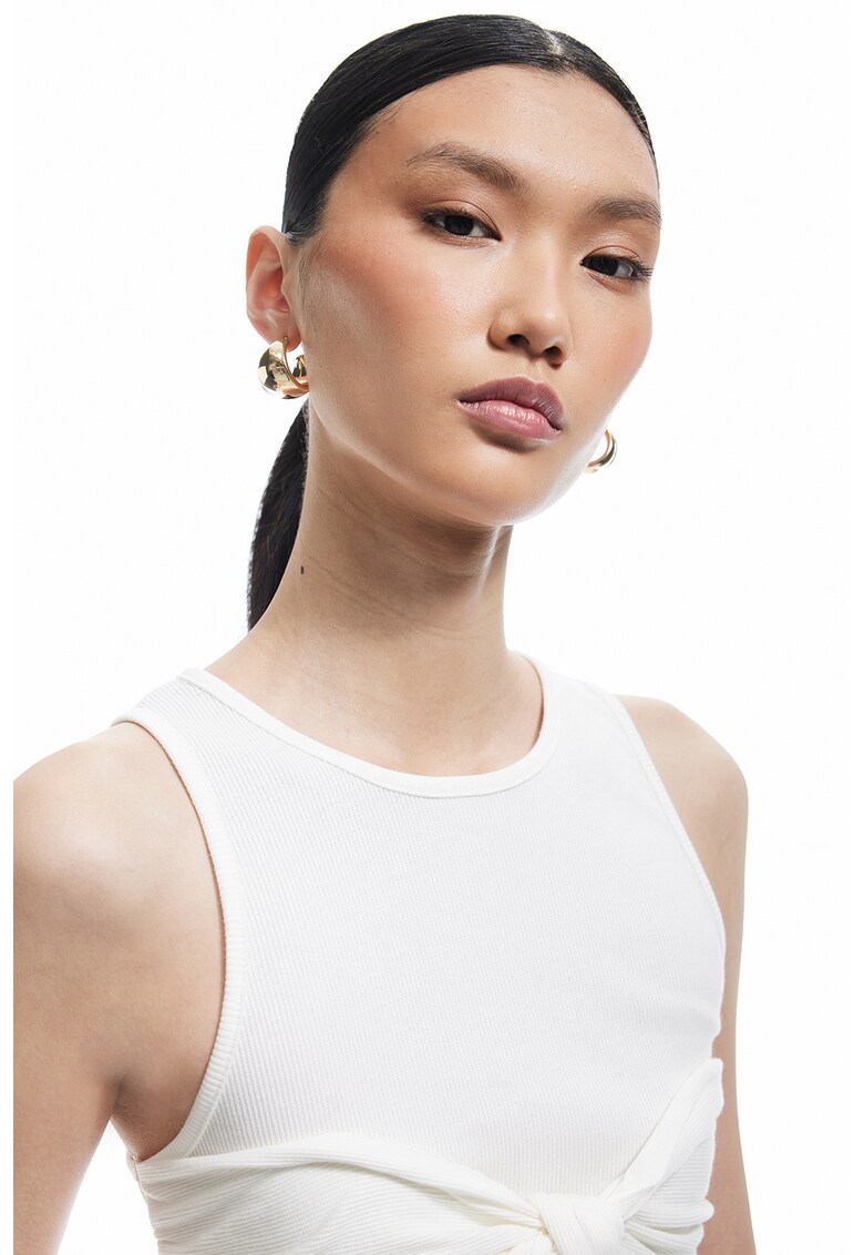 Top cu insertie elastica