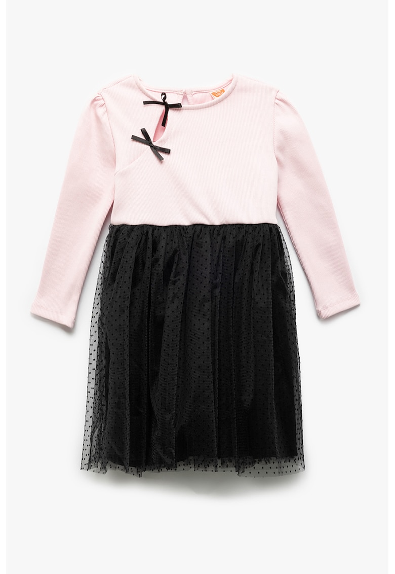 Rochie combi cu terminatie din tul