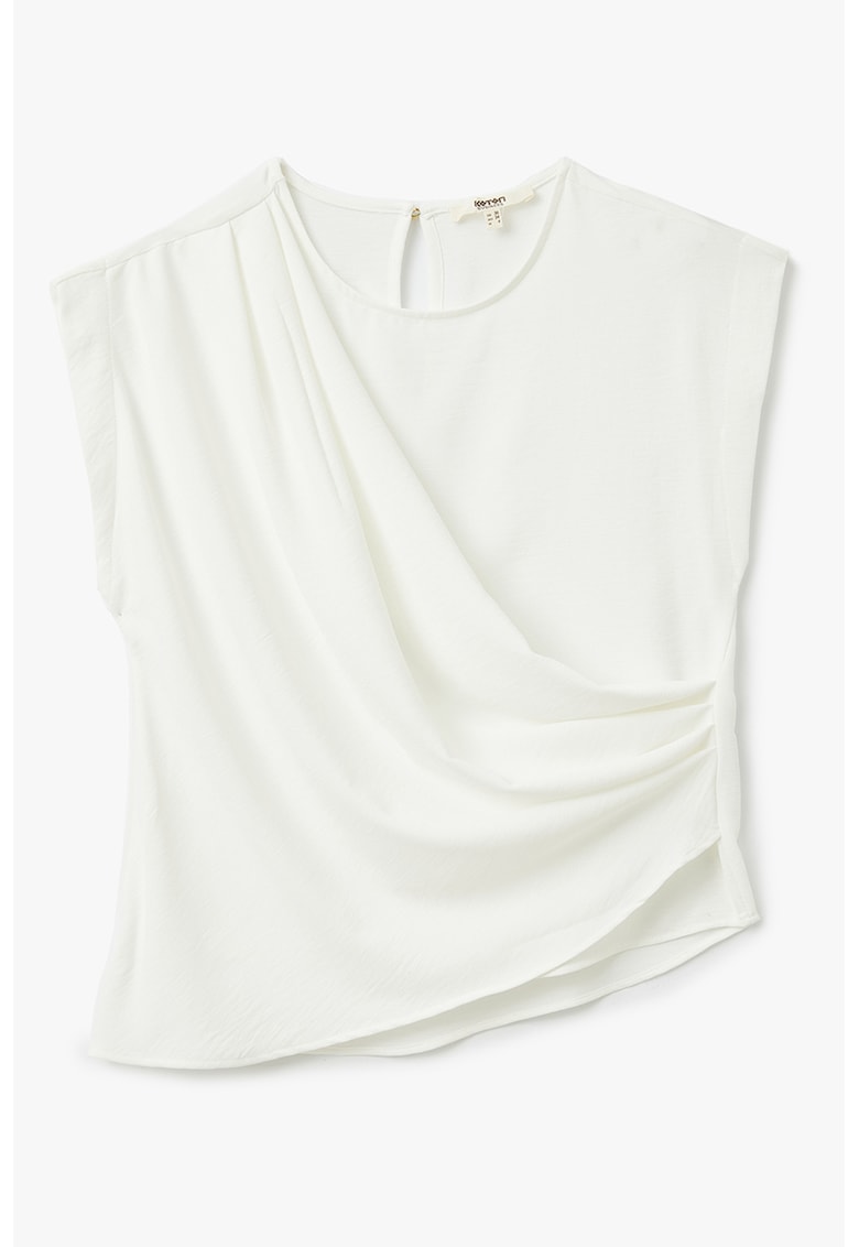 Bluza asimetrica cu drapaje