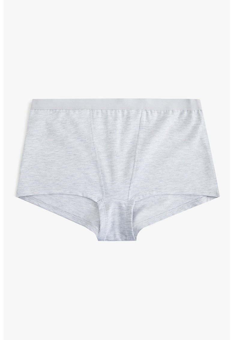 Set de chiloti hipster cu model uni - 2 perechi