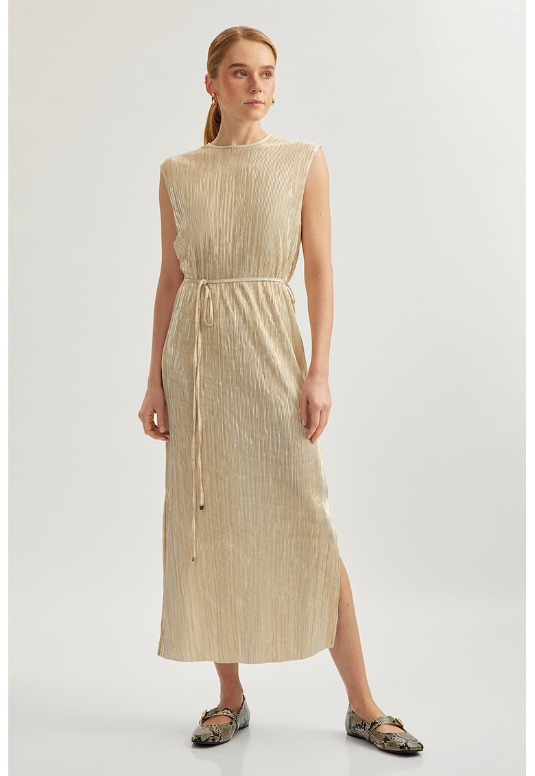 Rochie midi cu croiala dreapta