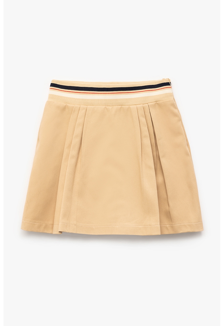 Fusta-pantalon din bumbac cu banda elastica in talie