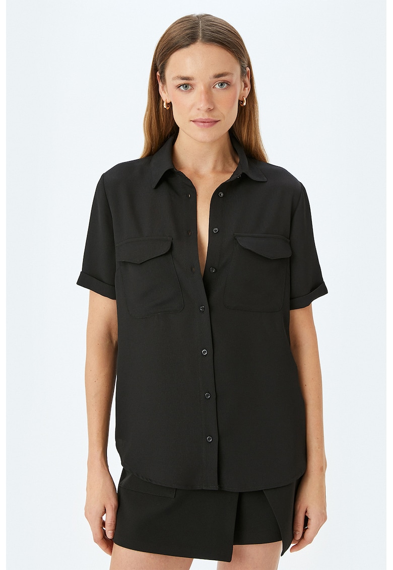 Camasa lejera cu buzunare pe piept